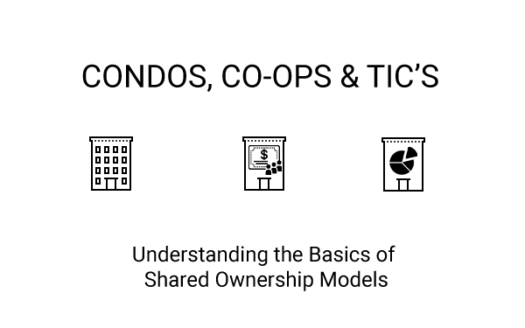 Condos, Co-Ops and TICs